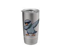 Lets Get This Bread Dabbing Pigeon Funny Pun Stainless Steel Insulated Tumbler