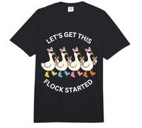 Let's get This Flock Started Funny Drinking Age Party Comfort Colors Adult Heavyweight T-Shirt