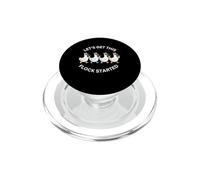 Let's get this flock started Funny Drinking Age Party PopSockets PopGrip for MagSafe
