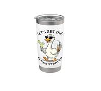 Let's get This Flock Started Funny Drinking Age Party Stainless Steel Insulated Tumbler