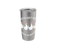 Let's get This Flock Started Funny Drinking Age Party Stainless Steel Insulated Tumbler