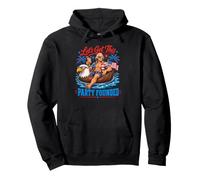 Let's Get This Party Founded Thomas Jefferson 4th Of July Pullover Hoodie