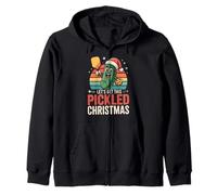 Let's Get This Pickled Christmas Fun Zip Hoodie