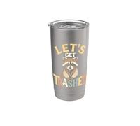 Lets Get Trashed Raccoon Cozy Stainless Steel Insulated Tumbler