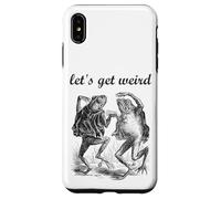 Let's Get Weird Dancing Frogs Fairy Tale Strange Dream Case for iPhone XS Max
