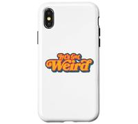 Let's Get Weird Vintage Festival Typography Case for iPhone X/XS