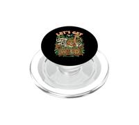 Lets Get Wild Safari Animals Jungle Party Design PopSockets PopGrip for MagSafe