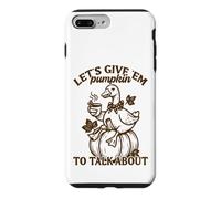 Let's Give 'Em Pumpkin Duck Fall Pun Case for iPhone 7 Plus/8 Plus