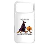 Let's Give Em Something To Talk About Pumpkin Witch Case for iPhone 17 Pro Max