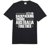 Let's go Backpacking Through Australia Together Comfort Colors Adult Heavyweight T-Shirt