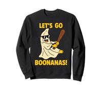 Let's Go Bananas Halloween Costume Banana Baseball Kids Boys Sweatshirt