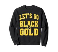 LET'S GO BLACK & GOLD Team Competition Game Day Spirit Week Sweatshirt