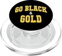 Let's GO BLACK & GOLD Team Summer Camp Game Day Tournament PopSockets PopGrip for MagSafe