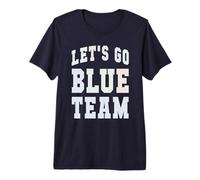 Let's GO Blue Team Homecoming Game Day Spirit Week Shark Premium T-Shirt