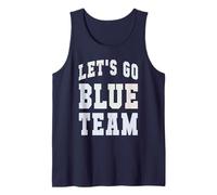 Let's GO Blue Team Homecoming Game Day Spirit Week Shark Tank Top