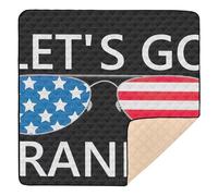 Let's Go Brandon Flag Soft Thick Baby Playmat for Indoor Outdoor Portable Padded Baby Mat for Baby Toddler Infant, 50'' x 50''