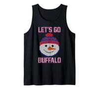 Let's GO Buffalo - NY Holiday 716 Snowman Ugly Sweater Bflo Tank Top