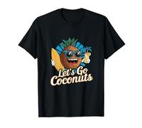 Let's Go Coconuts And Surfing Summer T-Shirt