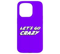 Let's Go Crazy | 1980's song 90's Music Purple One Case for iPhone 15 Pro