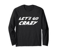 Let's Go Crazy | 1980's song 90's Music Purple One Long Sleeve T-Shirt