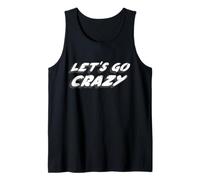 Let's Go Crazy | 1980's song 90's Music Purple One Tank Top