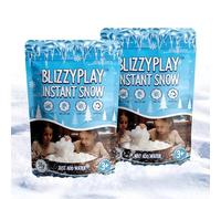 Lets Go Crimbo Instant Snow Fake Snow Artificial Snow Play Snow Slime Just Add Water 2 Pack