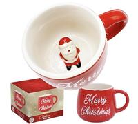 Lets Go Crimbo Santa Christmas Mug Father Christmas Xmas 3D Novelty Ceramic Cup Gift Present for Tea Hot Chocolate Movie