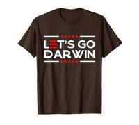 Lets GO Darwin T-Shirt, Men, Brown, XX-Large