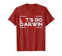 Lets GO Darwin T-Shirt, Men, Cranberry Red, Medium