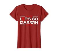 Lets GO Darwin T-Shirt, Women, Cranberry Red, XX-Large