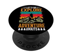 Let's Go Explore Adventure PopSockets Adhesive PopGrip