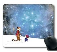 Let's Go Exploring Calvin and Hobbes Mouse Pad/Mouse Mat Rectangle by ieasycenter