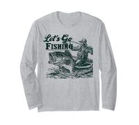 Let's Go Fishing Trout Fish Angler Long Sleeve T-Shirt