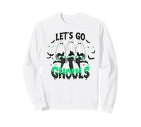 Lets Go Ghouls Funny Cute Halloween Ghost Costume Party Sweatshirt