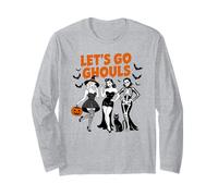 Let's Go Ghouls Halloween Party Design Gift Men Women Kids Long Sleeve T-Shirt