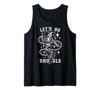 Let's Go Ghouls - Skeleton Cowgirl - Spooky Gothic Halloween Tank Top