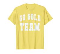 Let's GO Gold Team Spirit Week War Game Summer Camp Director T-Shirt