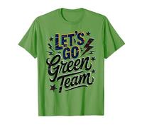 Let's GO Green Team Competition War Game Day Matching Gator T-Shirt