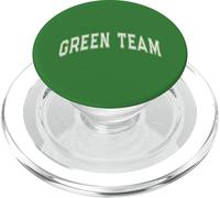 Let's Go GREEN TEAM Field Day Kid Summer Camp War Game Cheer PopSockets PopGrip for MagSafe