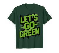 Let's GO Green Team Tournament Game Day Matching Irish T-Shirt