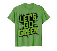 Let's GO Green Tournament War Game Day Matching Irish Sports T-Shirt