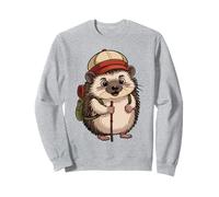 Let's go - Hiking adventure with hedgehog Sweatshirt