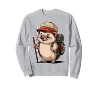 Let's go - Hiking adventure with hedgehog Sweatshirt