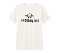 Let's Go Honky Tonkin Vintage Western Country Premium T-Shirt