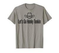Let's Go Honky Tonkin Vintage Western Country T-Shirt