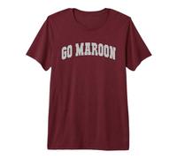 Let's GO Maroon & Gold Team Homecoming Game Day Spirit Week Premium T-Shirt