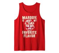 Let's Go Maroon is My Favorite Flavor No Crayons Left Behind Tank Top