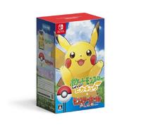 Let's Go Pikachu Pokemon Video Game Pokeball Plus Pack Nintendo Switch Japan NEW