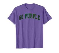 Let's GO Purple Team Spirit Week War Game Day Summer Camp T-Shirt