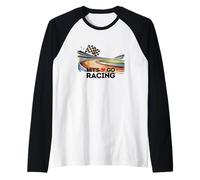 Let's go Racing Race Day Raglan Baseball Tee